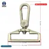 Bolsas, Bolsas Masculinas, Bolsas Femininas, Bolsas Masculinas de 20mm a 38mm, Fivela de Cachorro, Porta-Cartões, Fivela de Gancho de Liga de Zinco, Acessórios de Chaveiro de Metal