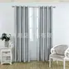 Decoração de Casa 2025 Sala de Estar Quarto Novo Moderno Simples Sala de Estar Quarto Cor Sólida Luz Única Tecido Blackout Seda Preta