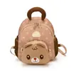 Mochila Infantil para Niños y Niñas de Jardín de Infancia, Bolso de Lona con Lindos Diseños de Conejito y Oso de Dibujos Animados, Mochila Escolar para Estudiantes