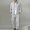 Estilo Europeo Nuevo Hombres Manga Larga Cómodo Deportivo Juvenil Popular Hombres Traje Casual Traje Deportivo Casual
