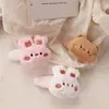 Pasador de Peluche Oso de Dibujos Animados Conejo BB Clip Accesorios para el Cabello Lindo Otoño e Invierno Niña Pinza Dulce para Flequillo Pasador