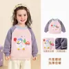 Moletom de Lã Panda Kaka Roupas de Inverno para Meninos Blusa Quente de Inverno para Meninas Roupas de Outono Inverno para Bebês