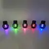 Lâmpada de bola de chama solar pendente de fábrica, lustre decorativo de grade para varanda, lâmpada decorativa à prova d'água para pátio externo