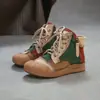 Jie Zou Otoño 2026 Nueva Llegada Piel de Vaca de Primera Capa Color Bloque Retro Zapatos de Salón Punta Redonda Suela Plana Cómodos Casuales para el Trabajo Zapatos de Mujer