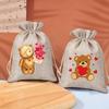 Noticias Calientes 2025 Nueva Bolsa de Almacenamiento Transfronteriza Bolsillo con Cordón Color Personalizado Patrón Multicolor Esta Bolsa