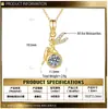 Colar Quente de Batata Doce Venda Imperdível Simples com Pingente de Moissanita para Mulheres Design de Nicho Corrente Clavicular Prata de Lei S925 Joia