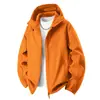 Jaqueta Softshell Macia com Capuz para Primavera e Outono à Prova de Vento, Impermeável, Respirável, Casual, para Uso ao Ar Livre, Montanhismo, para Homens e Mulheres