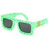 Nuevas Gafas de Sol Hip-Hop para Niños Marco Cuadrado Colorido Personalizado Europeo y Americano Gafas de Sol con Protección Solar 131 Rt088 1