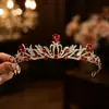 Diadema Corona de Novia Boda Cumpleaños 18 Regalo para Adulto Diadema Corona de Cristal Vestido de Fiesta Princesa Cinta para el Cabello
