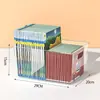 Caixa de Armazenamento de Livros Caixa de Armazenamento Transparente para Desktop Lanche Brinquedo Sala de Estar Dormitório Caixa de Cosméticos Caixa de Molde Acrílico