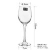 Copa de vino tinto alta de estilo europeo, transparente, para uso doméstico, copa de champán, copa de cóctel, copa de vino multiusos