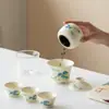 Juego de Té Cultural y Creativo Guochao, Juego de Regalo para Reuniones Anuales de Empresa, Regalos Prácticos para Eventos de Negocios, Celebraciones de Aniversario, Souvenirs de Alta Gama