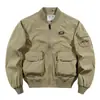 Nueva Chaqueta de Vuelo Primavera y Otoño Moda de Primavera Chaqueta Casual para Hombre Ropa de Trabajo de Béisbol Americano Chaqueta Atractiva para Hombre
