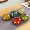 Latas de Chá Seladas com Mudança de Forno Yanshan Beleza Maquiagem Frasco de Pó Perfumado Dividido Mini Pequeno Creme Batom Caixa de Pó Rouge
