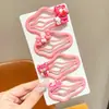 Pasador de Color Gradiente para Niñas Nuevo Pasador de Nube Pinza Lateral para Niña Pasador para Flequillo de Niña Accesorios para el Cabello