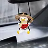 Pato Oscilante Transfronterizo Pato Celebridad de Internet Adorno Colgante para Espejo Retrovisor Interior de Coche Decoración de Coche Suministros de Automoción Manualidades