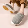 Pantuflas de algodón antideslizantes TZLDN Lidani para mujer, nuevas pantuflas de algodón cálidas de invierno para el hogar en interiores de pareja para hombre al por mayor