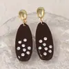 Brincos Artísticos Retro Simples de Liga Geométrica com Micro-Incrustação de Strass para Mulheres, Versáteis para Uso Diário e Deslocamento