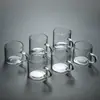 Taza de Té de Vidrio Engrosado Resistente al Calor, Taza de Té Pequeña con Asa, Juego de Té Kung Fu, Taza Oreja de Té, Tazón de Té, Juego para el Hogar