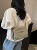 Bolso bandolera estilo coreano portátil con múltiples bolsillos para mujer 2025 nuevo nicho de alta gama versátil nailon tela Oxford bolso de hombro