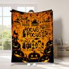 Manta Popular de Halloween da Amazon Disne Atmosfera Festiva Manta Decorativa Aconchegante Retro Manta de Cochilo Manta