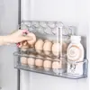 Envío Gratis Refrigerador para Mascotas Cartón de Huevos de Tres Niveles con Tapa abatible Rejillas Creativas para Huevos para Cocina Caja de Almacenamiento Transparente para Cartones de Huevos