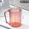 Vaso de Enjuague Bucal de Plástico Vaso para Cepillos de Dientes para Pareja Vaso para Lavado Vaso Transparente Caja de Almacenamiento para Pasta de Dientes y Cepillos de Dientes Vaso para Cepillos de Dientes Doméstico