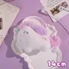 Fofo Desenho Animado Unicórnio Arco-Íris Boneca de Pelúcia Pingente Bolsa de Estudante Acessório de Roupa Chaveiro Presente de Casal