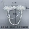 Botones Cheongsam Retro Personalizados de Cristal y Perla con Borlas y Cuentas en un Estilo Chino de Moda