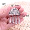 Nuevos Adornos de Plata Miao de Guizhou Piezas de Aluminio de la Minoría Yi de Liangshan Accesorios de Ropa DIY Accesorios para Colgar Sombreros