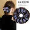 Laço de Cabelo de Renda Doce, Scrunchie de Luxo Estilo Coreano, Laço de Cabelo Extra-Grande para Coque, Corda de Cabelo para Rabo de Cavalo, Acessório de Cabelo