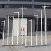 Combinación de Empalme de Poste de Monitoreo 3.4m 5.6m Columna de Acero Inoxidable para Exteriores Poste Especial para Exteriores Especial para Exteriores