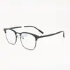 Armazones de Lentes de Negocio Tr Metal Armazón Completo Lentes para Hombre Estilo Elegante con Lentes Anti Luz Azul Armazón Cuadrado 8119