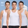 Nuevo chaleco de algodón para hombre hilo fino elástico blanco y negro deportes para jóvenes y adultos en forma de I hombro estrecho generación multi-lote cabello