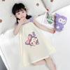 Camisola de Alcinha para Meninas Verão Fina Regata Pijama Infantil Meninas Desenho Animado Princesa Crianças Médias e Grandes Vestido Roupa Externa