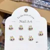Accesorios Populares de Resina para Uñas Dibujos Animados de Peluche Accesorios DIY para Uñas Aretes Funda de Teléfono Accesorios para Uñas Portátiles