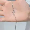 Pulsera Táctil Fría de Estrella y Luna Trituradas para Mujer, Lujo Ligero, Estilo de Nicho, Simple, Único, Joyería Versátil para Mejores Amigas
