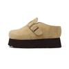 Tamancos Birkenstock com Salto Alto e Plataforma Grossa para Mulheres, Adequados para Uso Externo, Outono 2026, Chinelos Fechados para Mulheres Baixas, Sapatos Versáteis Estilo Birkenstock
