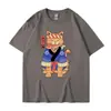 Nueva Camiseta de Manga Corta Estampada de Color Sólido de Verano para Hombre, Camiseta Básica, Manga Media, Estilo Popular Europeo y Americano, Conjunto a Juego para Pareja, En Stock