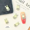 Joyería para Uñas Pétalo Ojo de Gato Gota de Aceite Aleación para Uñas Flor Rica Forma de Lazo Simple Joyería Metálica para Uñas
