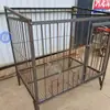 Jaula Grande con Acero Sólido Reforzado Espeso Jaula Soldada Desmontable para Granjas de Perros, Metabo