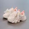 Zapatillas Deportivas de Moda Versátiles para Niñas Otoño 2025 Nuevos Zapatos Deportivos Casuales con Lazo para Niños Mayores Zapatos de Correr Antideslizantes