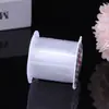Línea de Pesca Círculo Pequeño Hilo de Cristal Transparente con Cuentas Ultra Fino No Elástico Cuerda de Hilo de Pesca para Bodas Hilo de Seda de Pescado Trenzado para Anillos