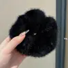 Goma para el pelo floral marrón, elegante y a la moda, con diseño de cuadros para mujer, nuevo estilo 2026, accesorio para el pelo de tela de alta calidad