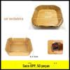 Prato de Papel Especial para Air Fryer Almofada de Papel Suporte de Papel para Óleo Batatas Fritas Churrasco Assar Absorvente de Óleo Antiaderente Doméstico Redondo Papel de Silicone