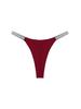 Comércio Exterior Europeu e Americano Roupa Íntima Feminina Fio Prata Multicor Tricô Sexy Tanga Transfronteiriça Feminina Tamanho Europeu Marcação Inglesa