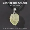 Jingde Joyería Piedra Cruda de Cristal de Color Mixto Colgante Muestra Mineral Forma Irregular Adorno de Mineral Accesorios para Collar Venta al por Mayor