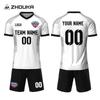 Uniforme de Fútbol Transfronterizo Traje Personalizado para Niños Verano Deportes al Aire Libre Fútbol Manga Corta Secado Rápido Transpirable Jersey de Fútbol