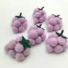 Accesorios para Suéteres de Otoño Transfronterizos Fieltro de Lana Hecho a Mano Uva Morada Fruta Cítrica Adornos de Dibujos Animados Accesorios para Manualidades