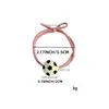 Lindas Diademas Deportivas de Colores para Niñas, Dulces Gomas para el Cabello, Accesorios para el Cabello al por Mayor para el Mundial en EE. UU., Canadá y México